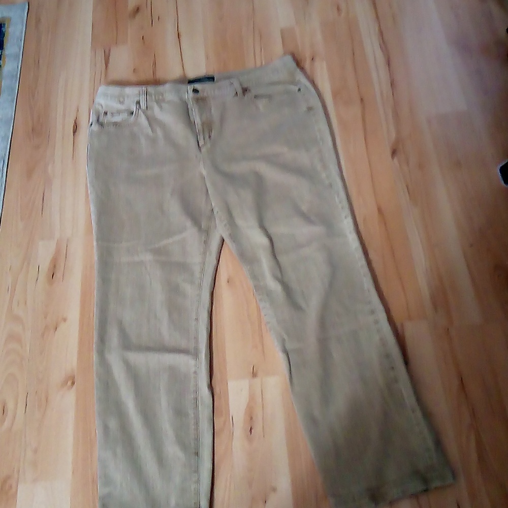 Ralph Lauren khaki jeans-size 18 w $10